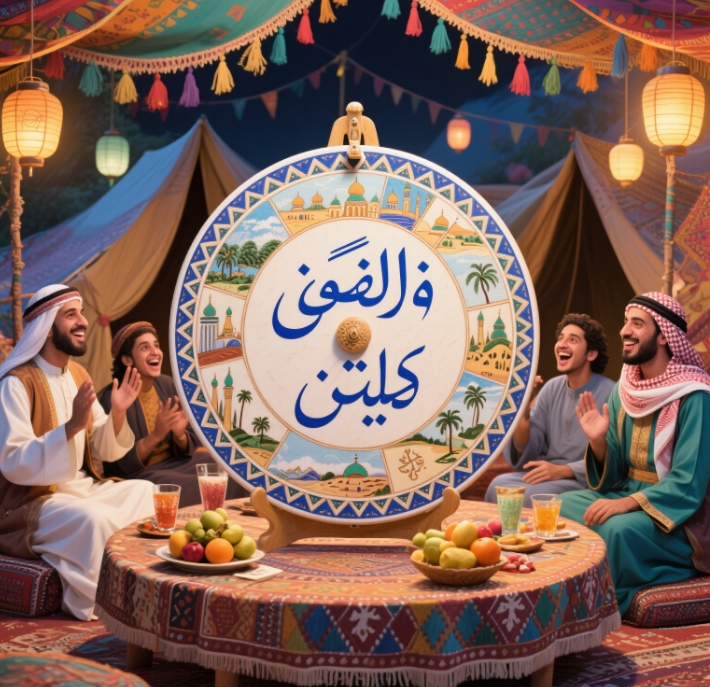 Arabic fortune wheel
