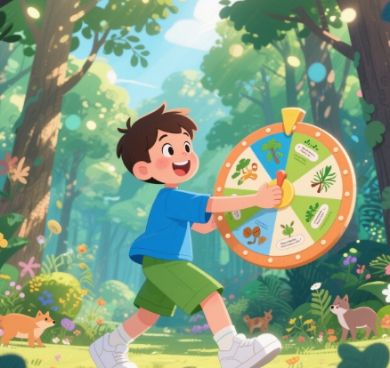 Nature exploration activity spinner Nature exploration activity spinner