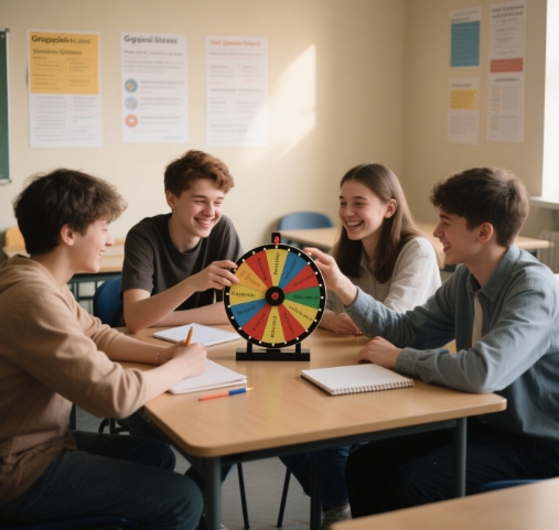 Grammar rule practice wheel Grammar rule practice wheel