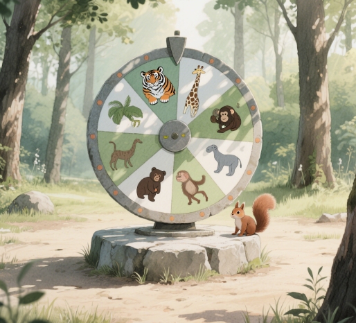 Animal facts spin the wheel
