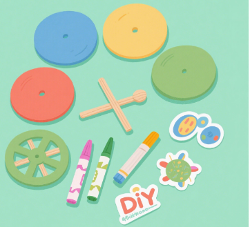 Wheel games for DIY projects