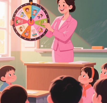 Wheel-based storytelling prompts
