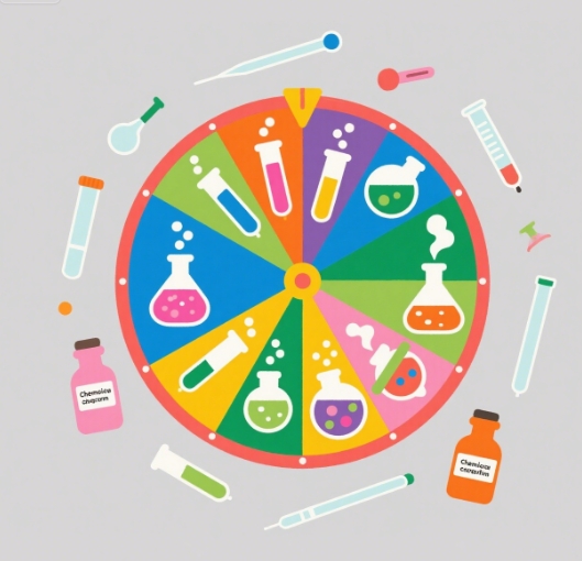 Wheel of chemistry experiments Wheel of chemistry experiments
