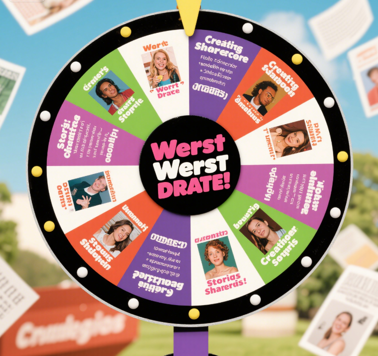 Wheel of viral "worst date" stories