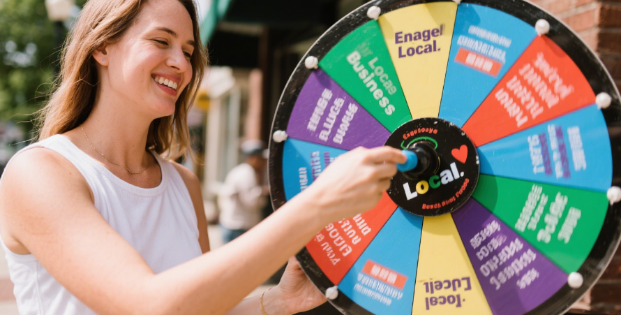 Spin the wheel for local business promotions Spin the wheel for local business promotions