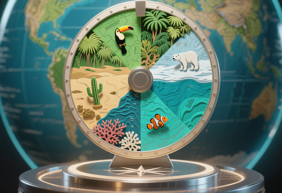 Biomes of the world wheel