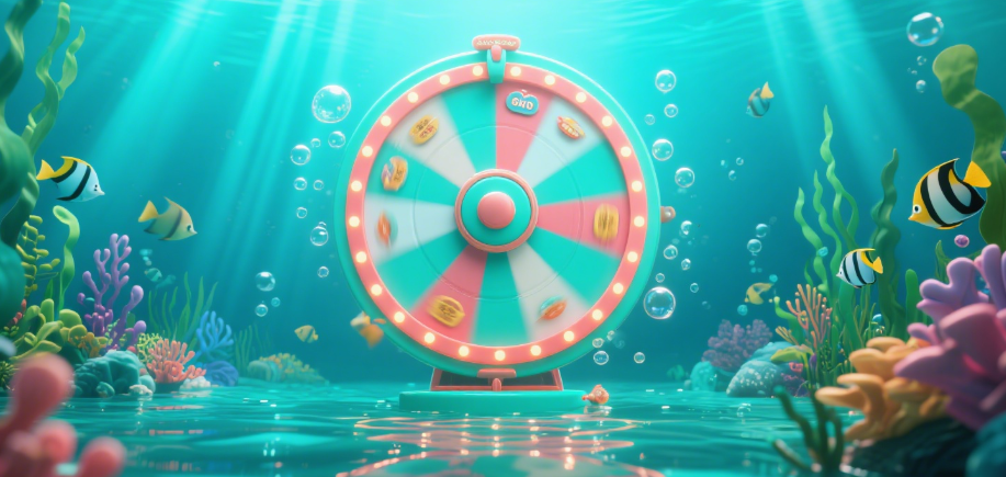 Spin wheel underwater animation themes
