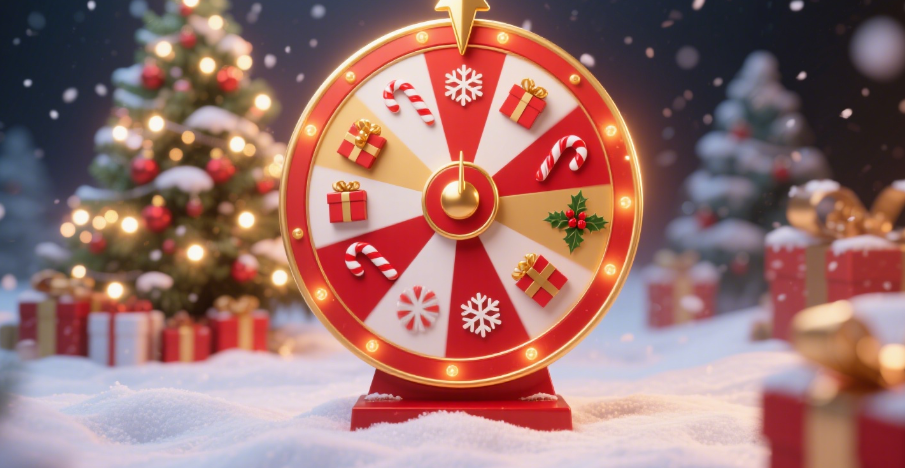 Wheel game for holiday gift exchanges